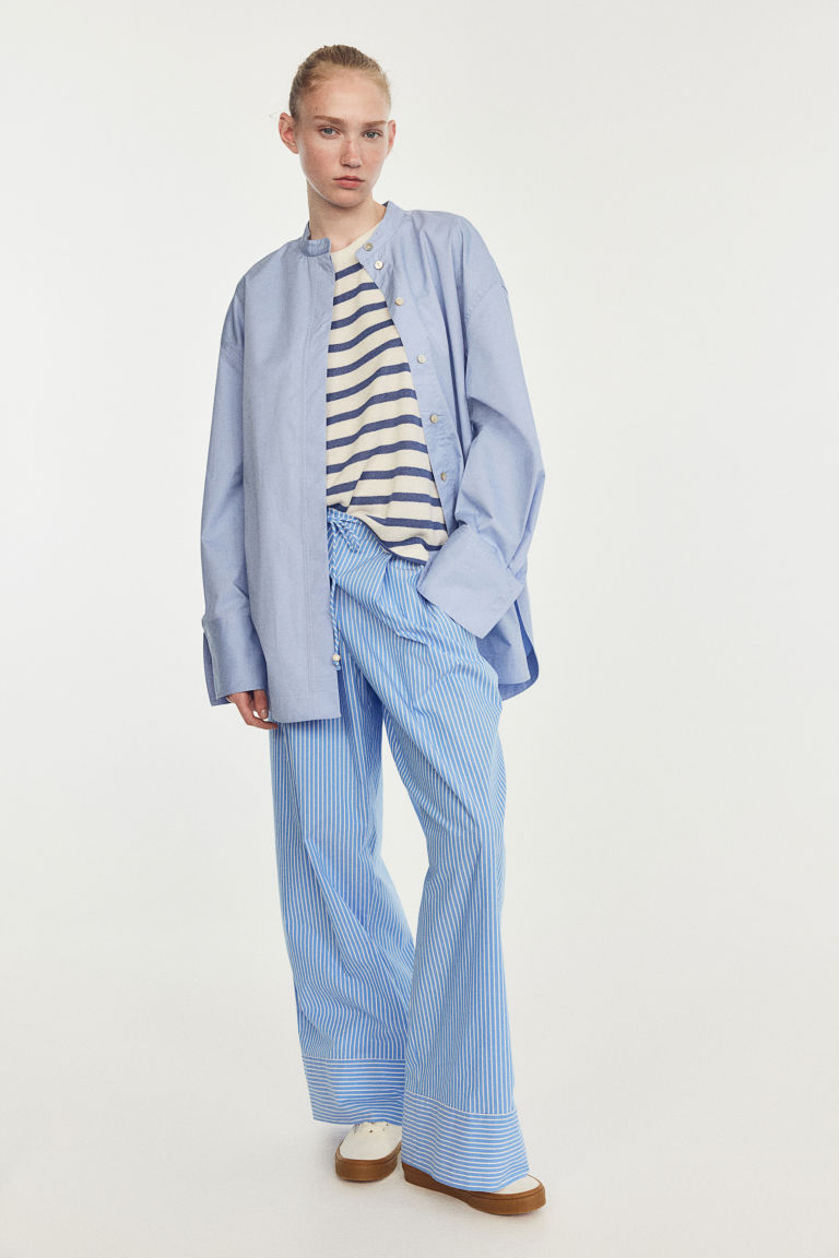 Wide-cut Pull-on Pants H&M