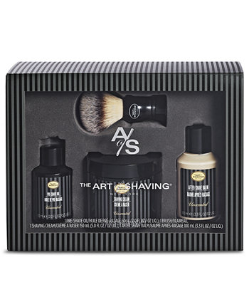 4-шт. Полноразмерный набор для бритья без запаха Art of Shaving