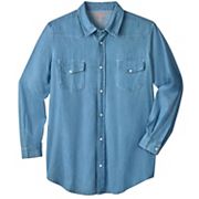 Boulder Creek by KingSize Men's Big & Tall Western Snap Front Shirt Boulder Creek