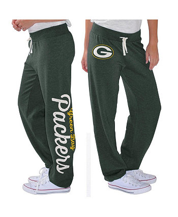 Женские зеленые флисовые брюки Green Bay Packers Scrimmage G-III