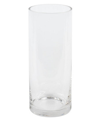 10" Clear Cylinder Glass Container. Includes two pieces per set. Vickerman