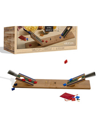 Wooden Tabletop Cornhole Game Set, 11 Pieces Studio Mercantile