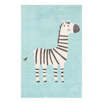 Unique Loom Zebra Whimsy Kids Rug Unique Loom