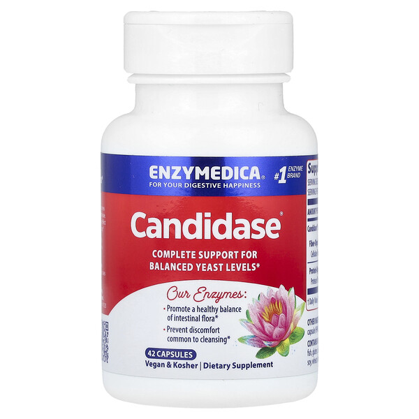 Кандидаза, 42 капсулы Enzymedica