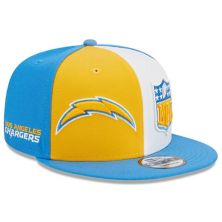 Men's New Era Gold/Powder Blue Los Angeles Chargers 2023 Sideline 9FIFTY Snapback Hat New Era