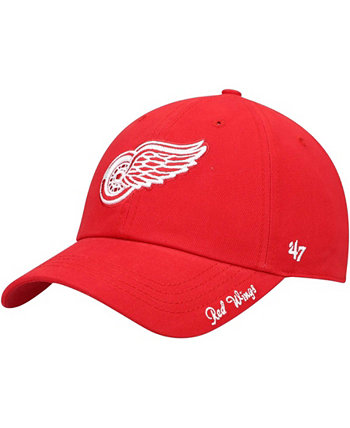 Женская красная регулируемая шляпа Detroit Red Wings Team Miata Clean Up '47 Brand