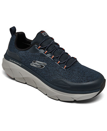 Мужские кроссовки для прогулок Skechers Relaxed Fit- D'Lux Walker 2.0 - Steadyway с пеной памяти из серии Finish Line SKECHERS