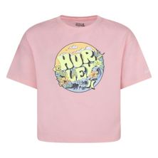 Футболка с логотипом Hurley Bubblegum для девочек 7–16 лет Hurley