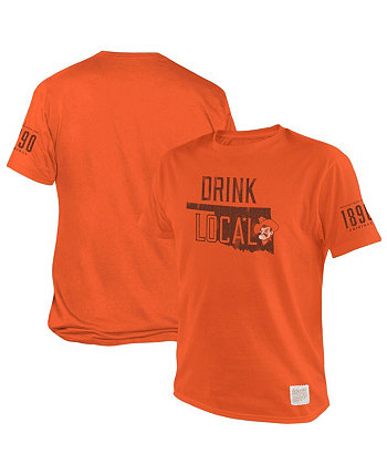 Мужская оранжевая футболка Oklahoma State Cowboys 1890 Original Drink Local Original Retro Brand