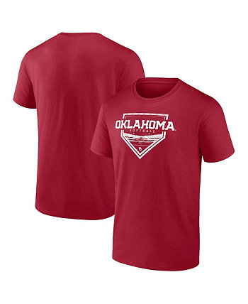 Мужская футболка для софтбола Crimson Oklahoma Early 2024 Fanatics