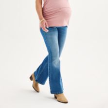 Джинсы-клеш для беременных Sonoma Goods For Life® Over The Belly Flare SONOMA