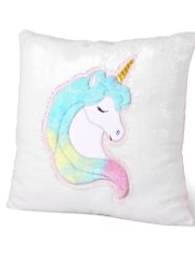 Girls Flip Sequin Unicorn Pillow The Children`s Place