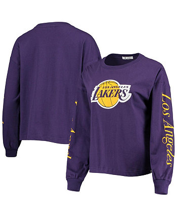 Женская футболка с длинным рукавом '47 Purple Los Angeles Lakers Sweet Victory Marlow Bell '47 Brand
