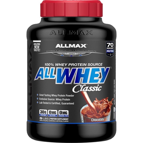 ALLWHEY CLASSIC Чистый сывороточный белок Шоколад - 2.27 кг - ALLMAX ALLMAX