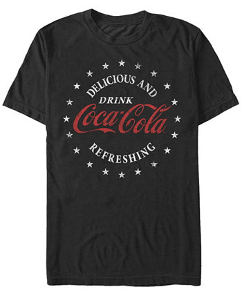 Классическая мужская вкусная и освежающая футболка с коротким рукавом Coca-Cola