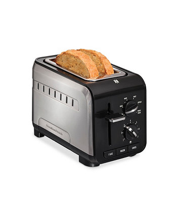 Тостер Expert-Toast на 2 ломтика, регулируемые настройки и удлиненный отсек для особого хлеба ручной работы Hamilton Beach