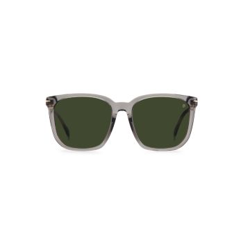 Прямоугольные солнцезащитные очки 57 мм David Beckham