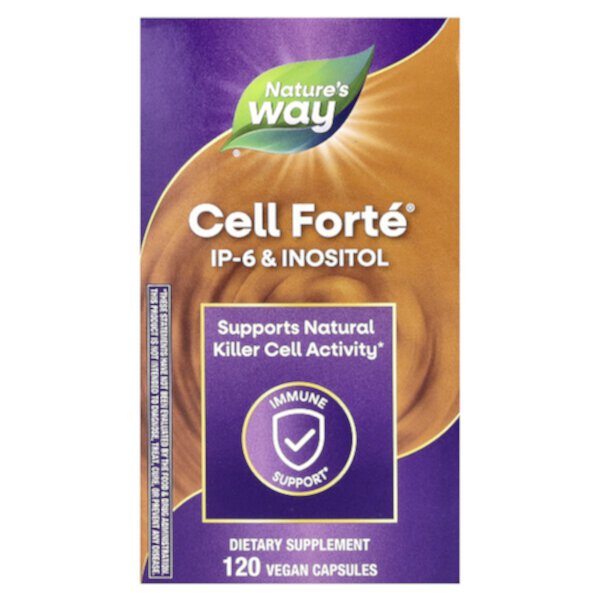 Cell Forté, IP-6 и инозитол, 120 веганских капсул Nature's Way