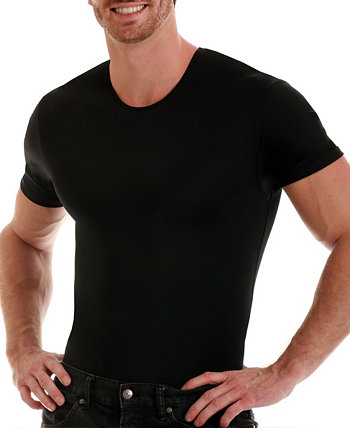 Men's Power Mesh Compression Short Sleeve Crewneck T-shirt Instaslim