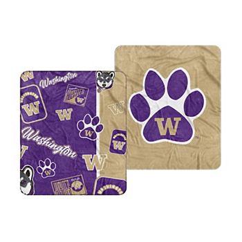 Washington Huskies 50” x 60” Dream Weave Throw Blanket Logo Brand