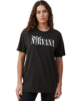 Женская футболка The Oversized Nirvana COTTON ON