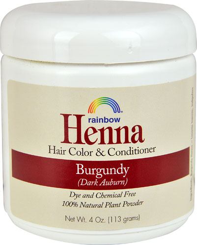 Rainbow Research Henna Краска для волос и кондиционер Бургундия Темно-рыжий -- 4 унции Rainbow Research