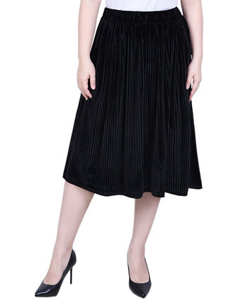 Женская бархатная юбка длиной до колена NY Collection