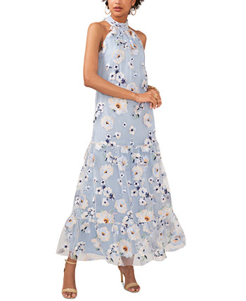 Женское платье макси Avianna с цветочной вышивкой CeCe