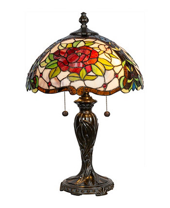 Настольная лампа Sonoma Rose высотой 23,5 дюйма Dale Tiffany