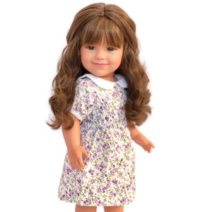 18 Inch Doll Clothes- Lavender Floral Dress Fits 18 Inch Fashion Girl Dolls and Kennedy and Friends Dolls My Brittany's