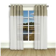 Geneva Pleated 2-Tone Grommet Panel Ricardo Trading