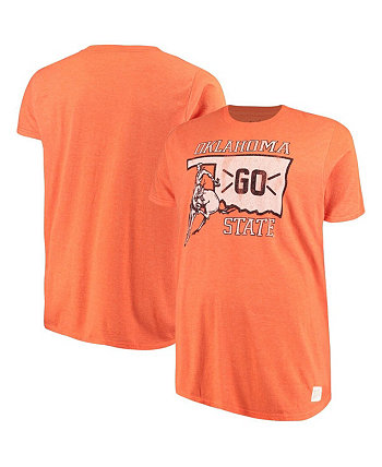 Мужская футболка Orange Oklahoma State Cowboys Big and Tall Mock Twist Original Retro Brand