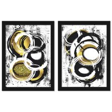 Americanflat 2-pc. Framed Print Wall Art - Abstract Americanflat