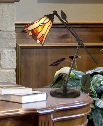 Настольная лампа из листьев Dale Tiffany