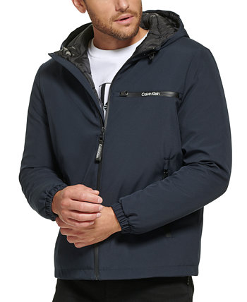Мужская водостойкая куртка с капюшоном Infinite Stretch Calvin Klein