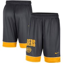 Мужские шорты Nike темно-серого/золотого цвета LSU Tigers Fast Break Nitro USA