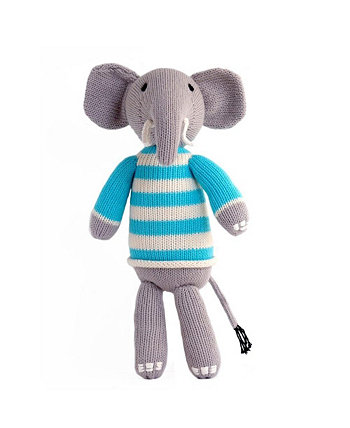 Плюшевая игрушка слон в свитере, синий Melange Collection