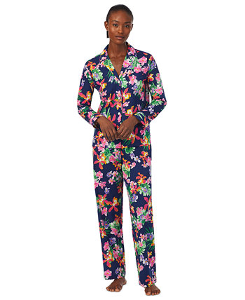 Женские 2 шт. Пижамный комплект с принтом LAUREN Ralph Lauren