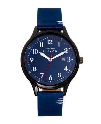 Женские часы Boost с ремешком из натуральной кожи цвета каштана, умбры, сепии или темно-синего цвета, 45 мм Elevon
