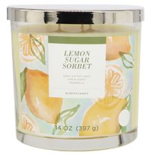 Sonoma Goods For Life® Lemon Sugar Sorbet 14-oz. Single Pour Scented Candle Jar SONOMA