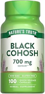 Nature's Truth Black Cohosh | 100 Capsules (Капсулы) | Root Extract | Non-GMO & Gluten Free Supplement Nature's Truth