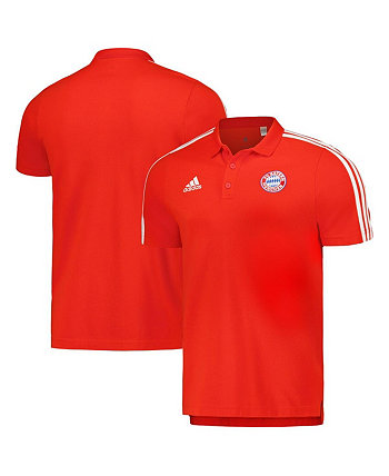 Мужская красная рубашка-поло DNA Bayern Мюнхен 2023/24 Adidas