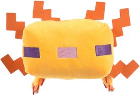 Fetch For Pets Minecraft Gold Axolotl Figure Plush Squeaky Dog Toy, Large Fetch FOR PETS