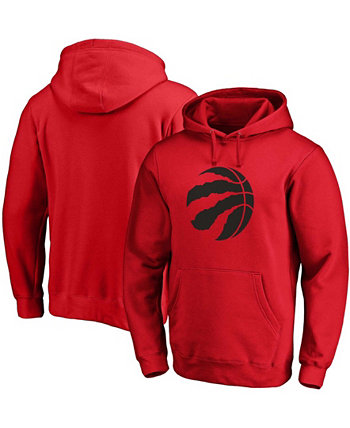 Мужская толстовка с капюшоном Red Toronto Raptors с логотипом основной команды Fanatics