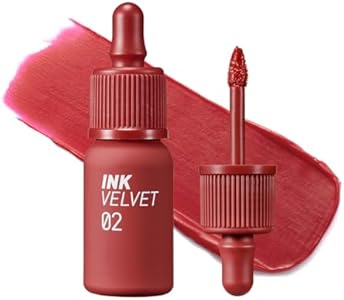 Peripera Ink the Velvet Lip Tint | High Pigment Color, Longwear, Weightless, Not Animal Tested, Gluten-Free, Paraben-Free | #016 HEART FUCHSIA PINK, 0.14 fl oz Clio