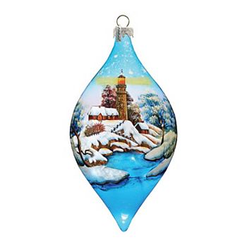 G.Debrekht Winter House Glass Ornament by G. DeBrekht Decor Christmas Decor - 74174 G.DeBrekht