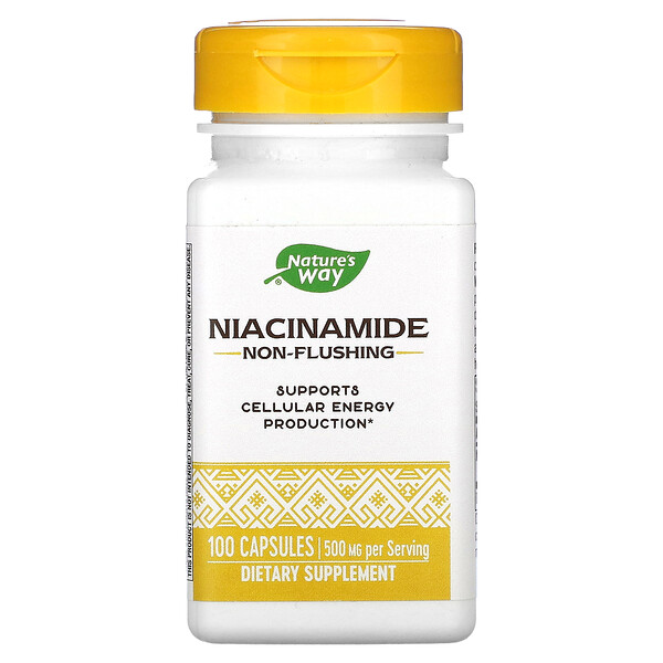 Niacinamide - 500 мг - 100 капсул - Nature's Way Nature's Way