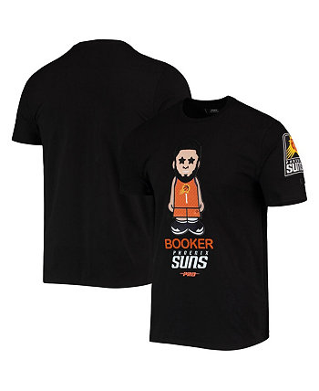 Мужская футболка Devin Booker Black Phoenix Suns Caricature Pro Standard