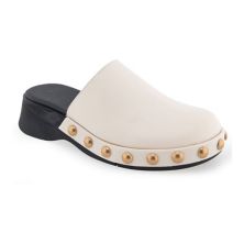 Aerosoles Faye Women's Leather Clogs Aerosoles