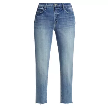 Sada High-Rise Slim Crop Jeans L'AGENCE